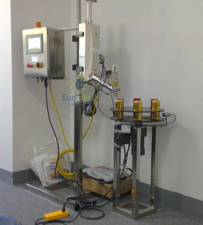 Azoto liquido lineare automatico che dosa camera singola a macchina che si alimenta per il liquido Azoto liquido lineare automatico che dosa camera singola a macchina che si alimenta per il liquido