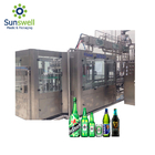 CSD Beer Glass Bottle Machine Washing Filling Sealing 3 In 1 Monoblock Production Line