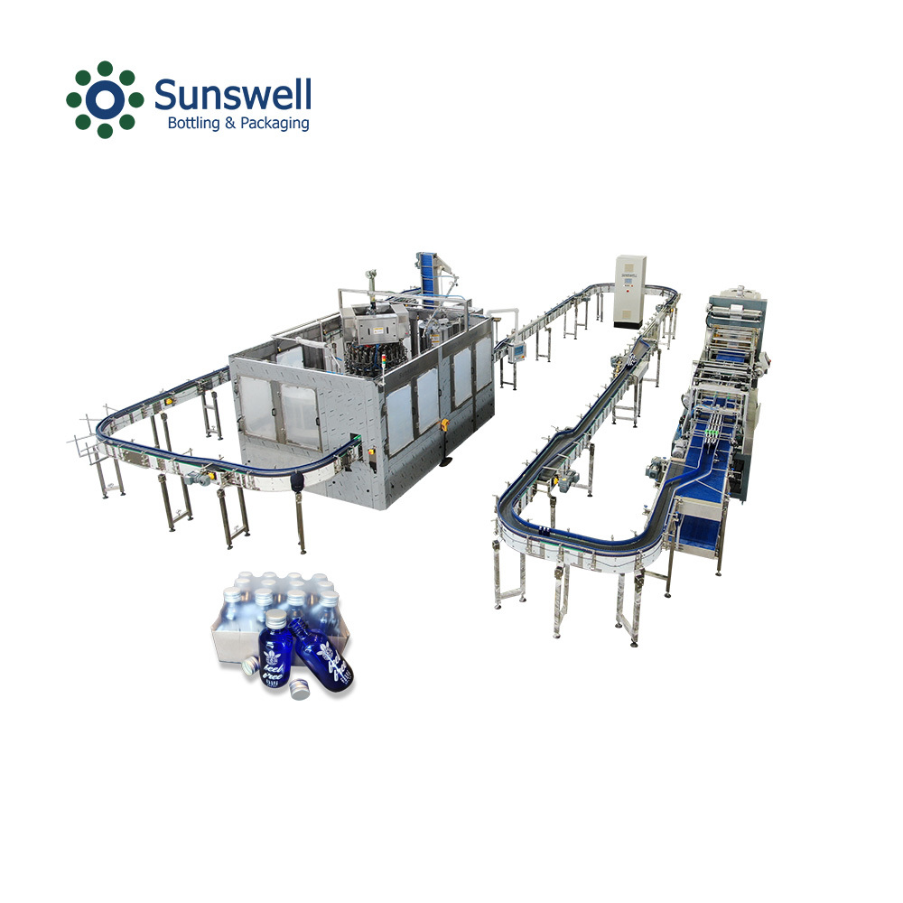 Liquid Filling Machinery Water Bottling Machine Plastic Packaging Material Suitable for Beverage Industry Production Line