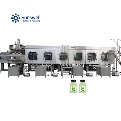 Macchina di produzione di succo di frutta commerciale ad alta precisione Super pulito disinfettante lavastoviglie pompa peristaltica riempitore sigillante