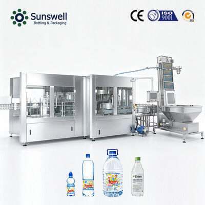 24000BPH 500ml Linea di produzione di acqua per bottiglie in PET
