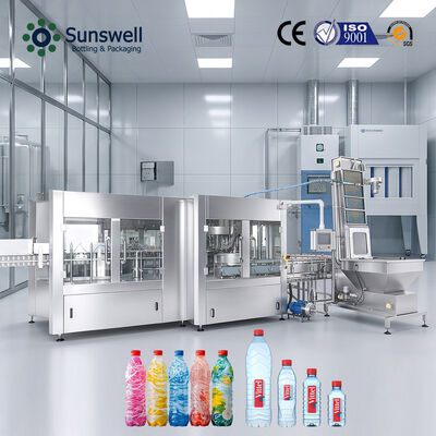 Linea di imbottigliamento ad alta velocità 24000BPH 500 ml