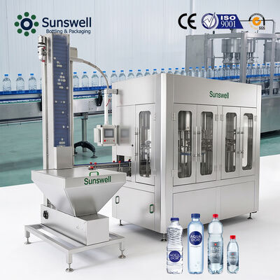 Soluzioni avanzate per linee di riempimento e tappatura acqua da 20 oz a 2000 bph